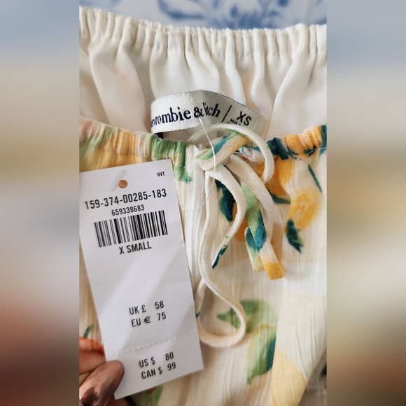 A&F "Tie-Front Mini Dress," size XS - Picture 6 of 6